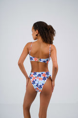 TULUM High Waisted Bottom - Retro Floral